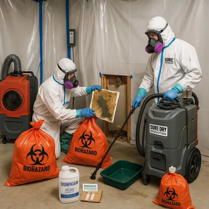 Contaminated Water Handling Protocols process in Millers Creek, NC