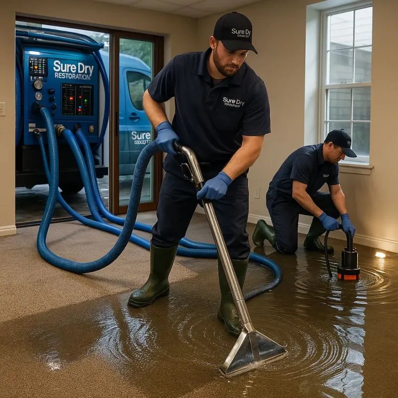 Water Extraction and Removal process in Millers Creek, NC